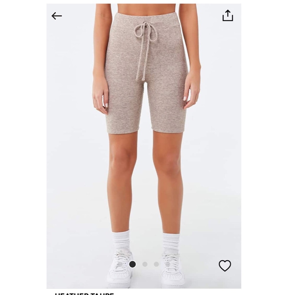 *NEW* Ribbed knit biker shorts